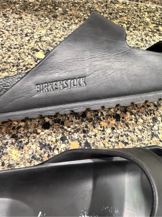 Birkenstock Black Footbed Slide Sandals Mens 11